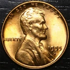 1955 D Lincoln Wheat Penny 1c US Coin Denver Mint Gem BU Uncirculated