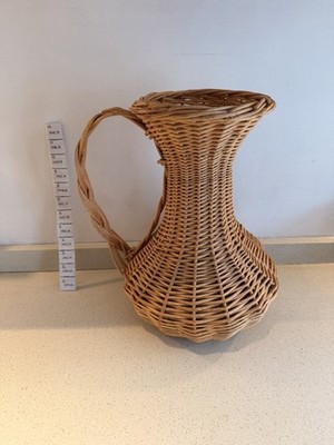Korb Vase Kanne Stil groß bodenstehend hoch Vintage Wohndeko rustikal 14''