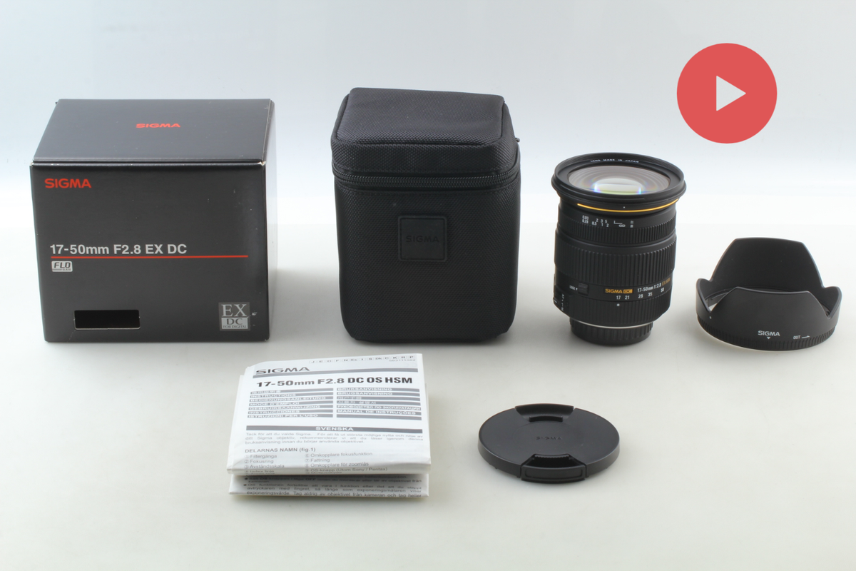 MINT in BOX 】Sigma 17-50mm F2.8 EX DC HSM AF Lens For Pentax K