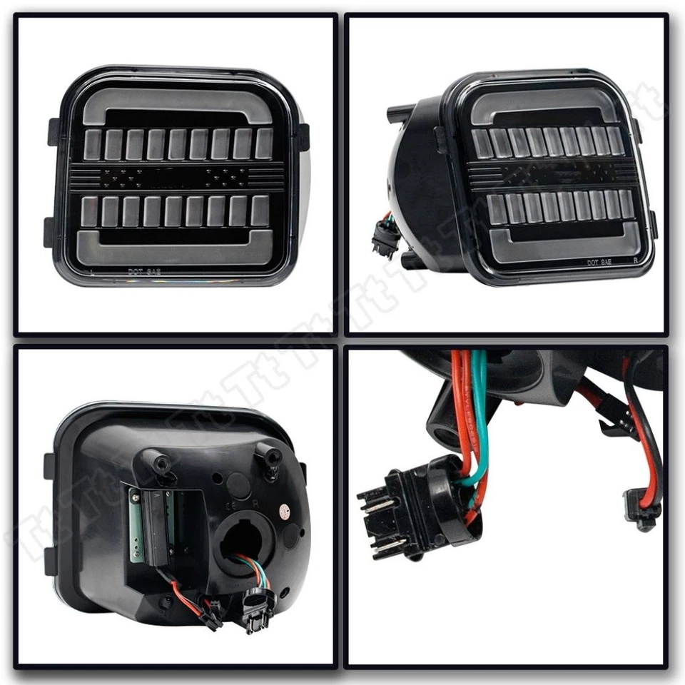 For 2006-2010 Hummer H3 H3T Switchback Dynamic LED Turn Signal Lights Corner DRL - Bild 2 von 4