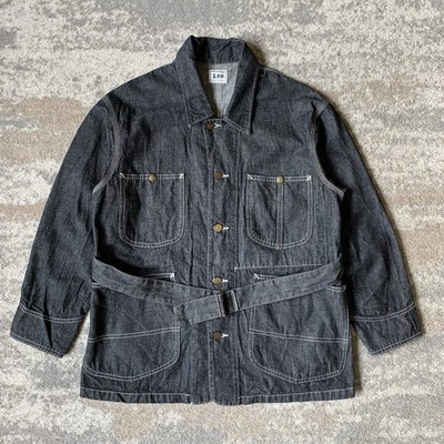 Lee Archive Made In Japan Denim Coverall 91-J Loco Jacket 4 Pocket Small Navy