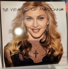 Madonna - Megamix 2 white Vinyl Holiday Music Vouge Remixes ! cover small dent
