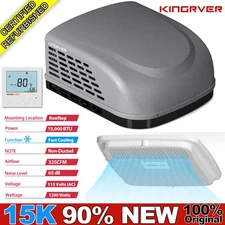 Used- RV Air Conditioner 15,000 BTU Cooling Non-Ducted Rooftop Camper RV AC Unit