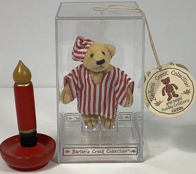 Barton's Creek Collection Bear Nick w/Candlestick 3'' by Kelli Kilby Really Cute!