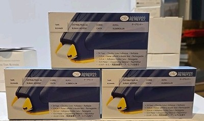 Three (3) Creative Memories Tape Runner 34 Feet Double-Sided Adhesive - NEW