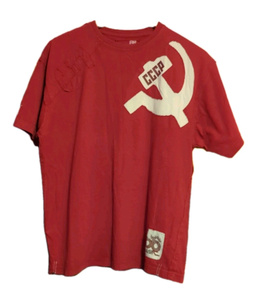 T-Shirt Unione Sovietica CCCP – Martello E Falce – Gildan/Fruit Of The Loom – Nuova