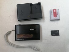 TESTED Sony Cyber-Shot DSC-T20 T20 8.1Mp 3x Digital Photo Camera vintage Black