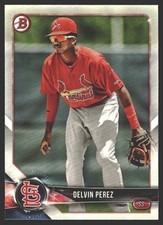 Delvin Perez #BP138 2018 Bowman Prospects St. Louis Cardinals