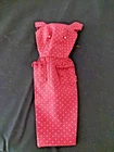 Vintage BARBIE Doll ~ PAK Rust RED Polka Dot Sheath DRESS ~ VGUC