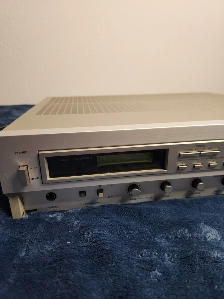 Vintage Denon DRA-400 Precision Audio Component Tuner Amp AM/FM Stereo Tested - Image 3 of 4
