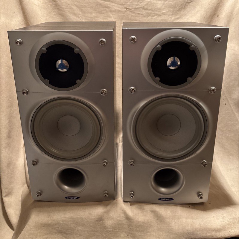 Energy Speakers Reference Connoisseur C-3 C-3B-1 Bookshelf Speakers Pair Loud 👍