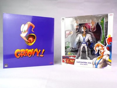EARTHWORM JIM WITH heads pack ACTION FIGUR PDNA 1/12