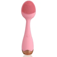 Sonic Facial Cleansing Massager, Smart Facial Cleansing Device with Silicone