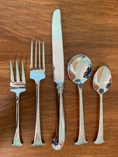 5 Piece Towle Supreme 18-8  Marchesa Place Setting Knife Forks Spoons Japan