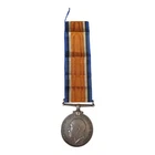 Scarce Unit WW1 British War Medal - S-Sgt T Lunson M.W.S. Military Works Service