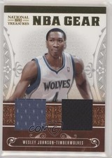 2010-11 Playoff National Treasures Combos 63/99 Wesley Johnson #16 5x8