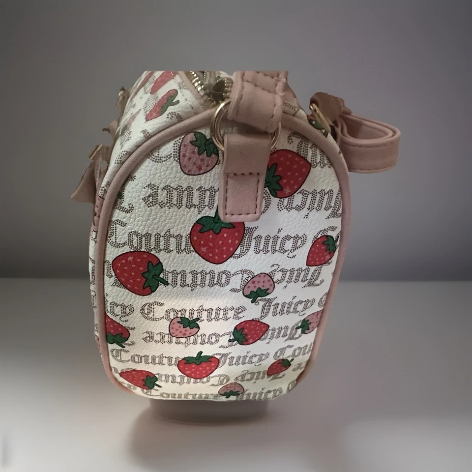 Juicy Couture 🍓 Cartera Bandolera Rosa Fresa Recién Escogida Nueva con Etiquetas 🍓 Foto 4 de 4