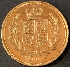 2002 Gold Sovereign