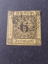 Altdeutschland Baden Nr 7 gestempelt Mi 35,-