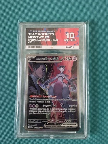 Team Rocket’s Mewtwo ex Destined Rivals - 231/182 - ACE 10 Perfect Sub Grades
