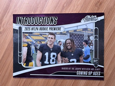 Ashton Jeanty 2025 Panini Absolute - RC Introductions Jack Bech Raiders #I-AJY