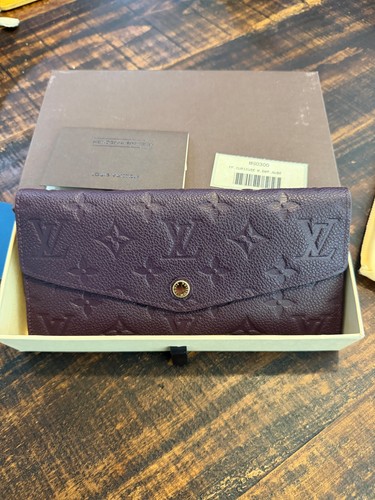 Louis Vuitton Monogram Empreinte Portefuille Curieus Wallet in Dark Purple 