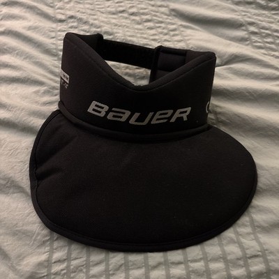 Bauer Protective nlp8 Neck Guard Collar With Bib New S/P - M/M 26-35cm 10-14 