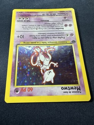 Mewtwo 10/102 French Pokemon Base Set 1999 1st Edition Additional