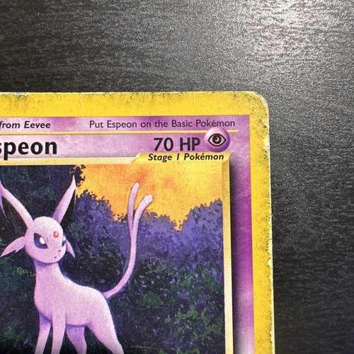 Pokemon Card Espeon 20/75 Neo Discovery Rare Non Holo WOTC LP   - Picture 5 of 5