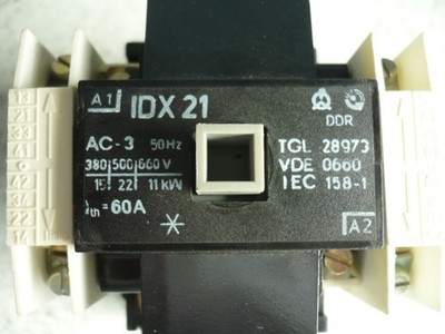 Schaltschütz Luftschütz Leistungsschütz contactor IDX21 220V 60A VEB EAW DDR IFA