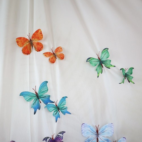 Mini mariposas simuladas decoración boda - Imagen 12 de 21