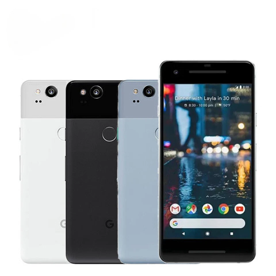 Google Pixel 2 Phone Original 4GB RAM 64GB ROM Single Sim 4G LTE Fingerprint - Immagine 2 di 4