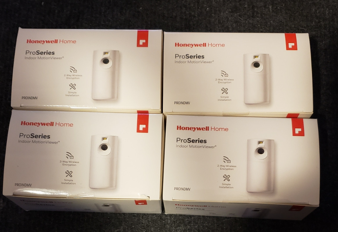Honeywell Home PROINDMV Indoor Motion Viewer Bundle (4)
