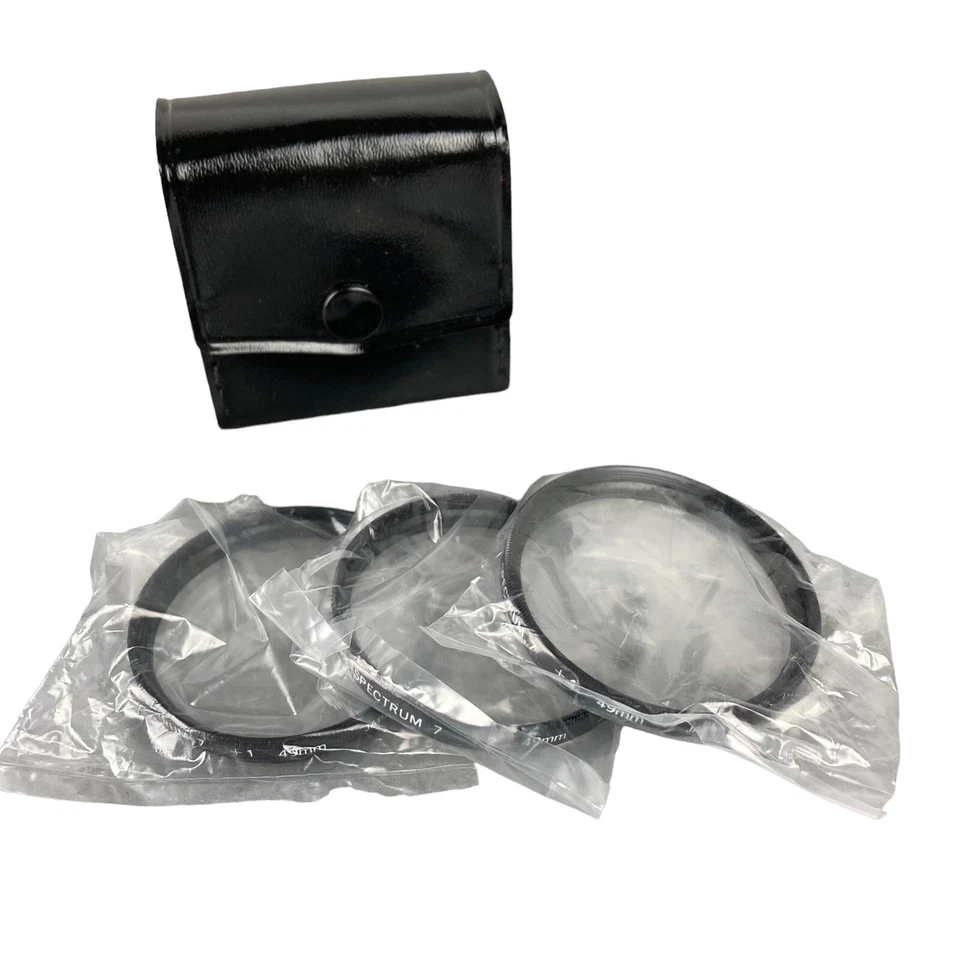 Camera CLOSE-UP Lenses 49mm  Film/Digital 49 MM +1 +2 +4 w/ Case Pentax Fuji - Image 4 of 4