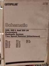 CAT Schematic 325 325L 325LN Excavators Hydraulic System 2-Speed Hammer SENR5469