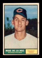 1961 Topps #191 Mike de la Hoz RC VG/VGEX X3392583