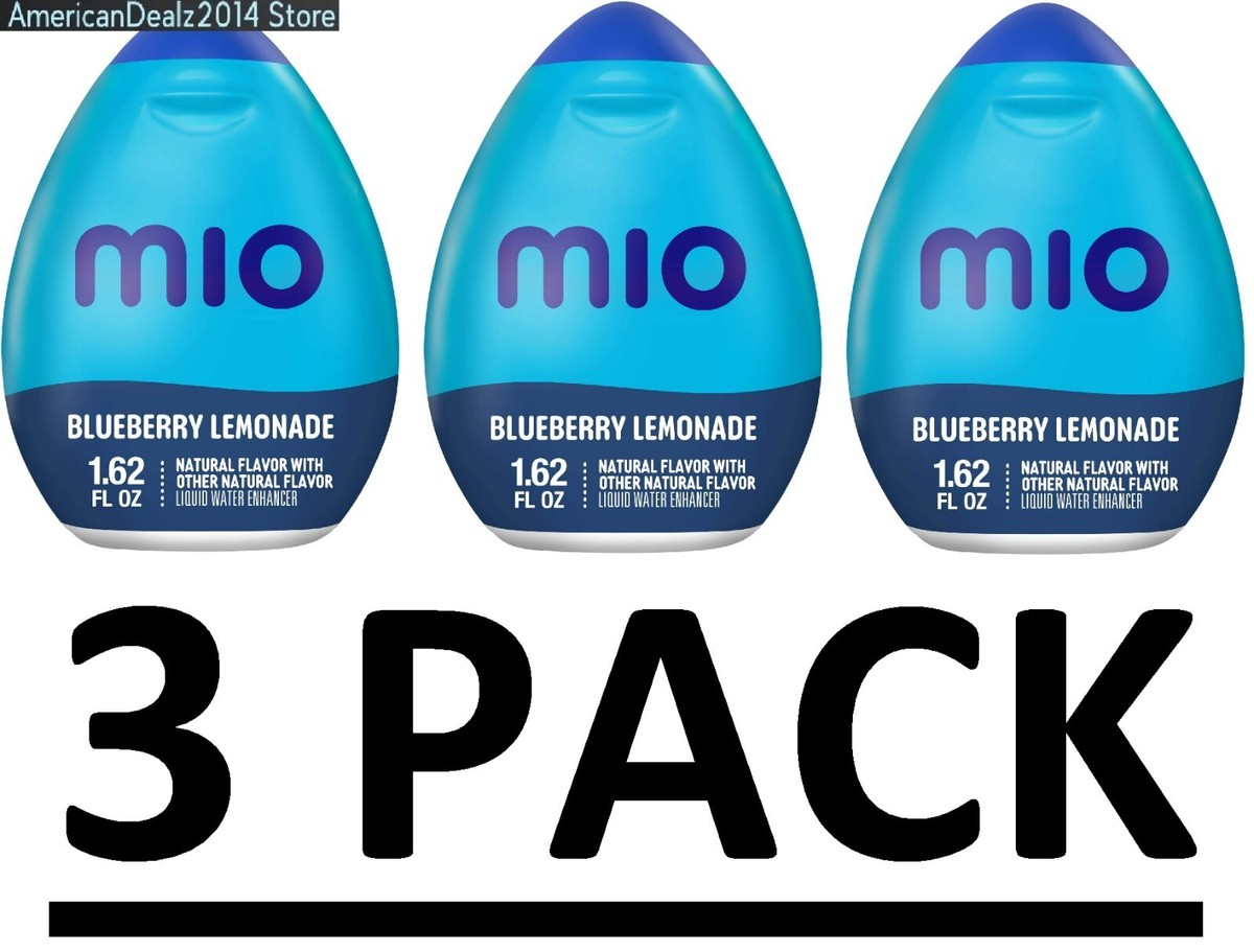 3 PACK - MiO Vitamins Sugar Free Water Enhancer 1.62 fl oz EACH