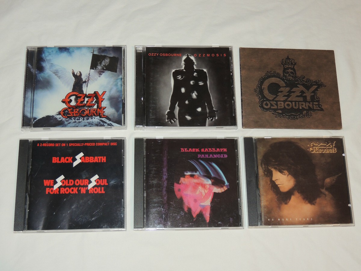OZZY OSBOURNE NO MORE TEARS OZZMOSIS SCREAM BLACK SABBATH