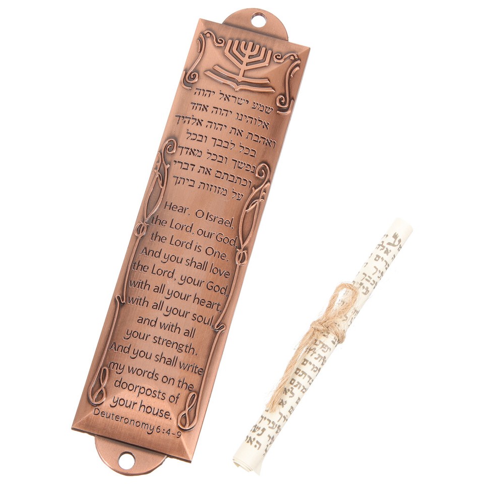 Jewish Door Mezuzah with Scroll Israeli Crafts Gifts Religious Holy eBay