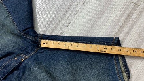 Levis Size 52 Mens 569 Loose Straight Short Jean 100% Cotton Dark Blue NEW 리바이스 - Picture 8 of 11