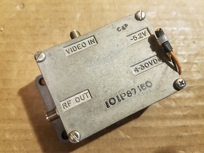 Modulator VIDEO IN RF OUT -5.2V 4-30VDC SMA(f) 101P87160 Microwave Mixer? 115774