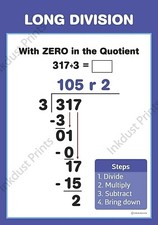 Long Division with zero in the quotient POSTER