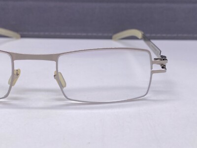 Mykita Brille Damen Silber Eckig Augustine kleine Gläser  metall NP:339 