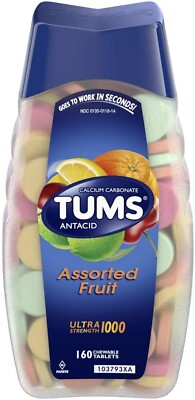 Tums Ultra 1000, verschiedene Früchte, 160 Tabletten, EU VERKÄUFER