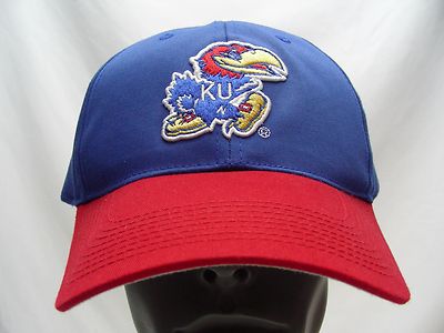 KANSAS JAYHAWKS - NCAA/FBS/BIG 12 - ADJUSTABLE BALL CAP HAT!