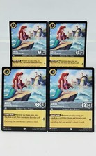 Disney Lorcana Ariel - Determined Mermaid 174/204 Ursula's Return - 4 Cards