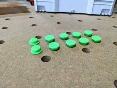 Festool MFT/3 Table Protector Buttons Set of 10 - Track Saw Cut Protection
