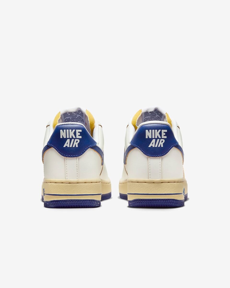 Nike Wmns Air Force 1 '07 Sail Pale Vanilla Royal Blue Nike Wmns Air Force 1 '07 Sail Pale Vanilla Royal Blue