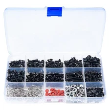 601 PCS RC Universal Screw Kit Set Fasteners for Axial SCX10 TRX4 Crawler