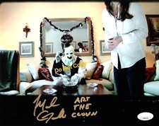 MIKE GIANNELLI signed 8x10 Photo ALL HALLOWS’ EVE Original Art the Clown JSA MIKE GIANNELLI signed 8x10 Photo ALL HALLOWS’ EVE Original Art the Clown JSA